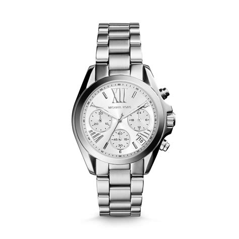 michael kors mini bradshaw silver watch|Michael Kors Watch bradshaw smartwatch.